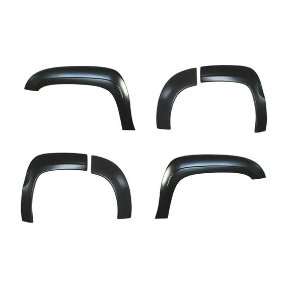 VioziteGam Paintable Style Wheel Protector Flare for GMC for Yukon 2007-2011 Excludes Denali Front: 0.5" Rear 0.5"-Additional Tire Coverage