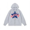 thumbnail image 1 of CNKOO Veste Sweat à Capuche à Imprimé Étoile de Mode avec Poches pour Femmes, 1 of 2