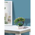 thumbnail image 3 of 1pc Artificial Potted Plant, Modern Plastic Artificial Mini Plant Small Pot For Home Decoration, 3 of 4
