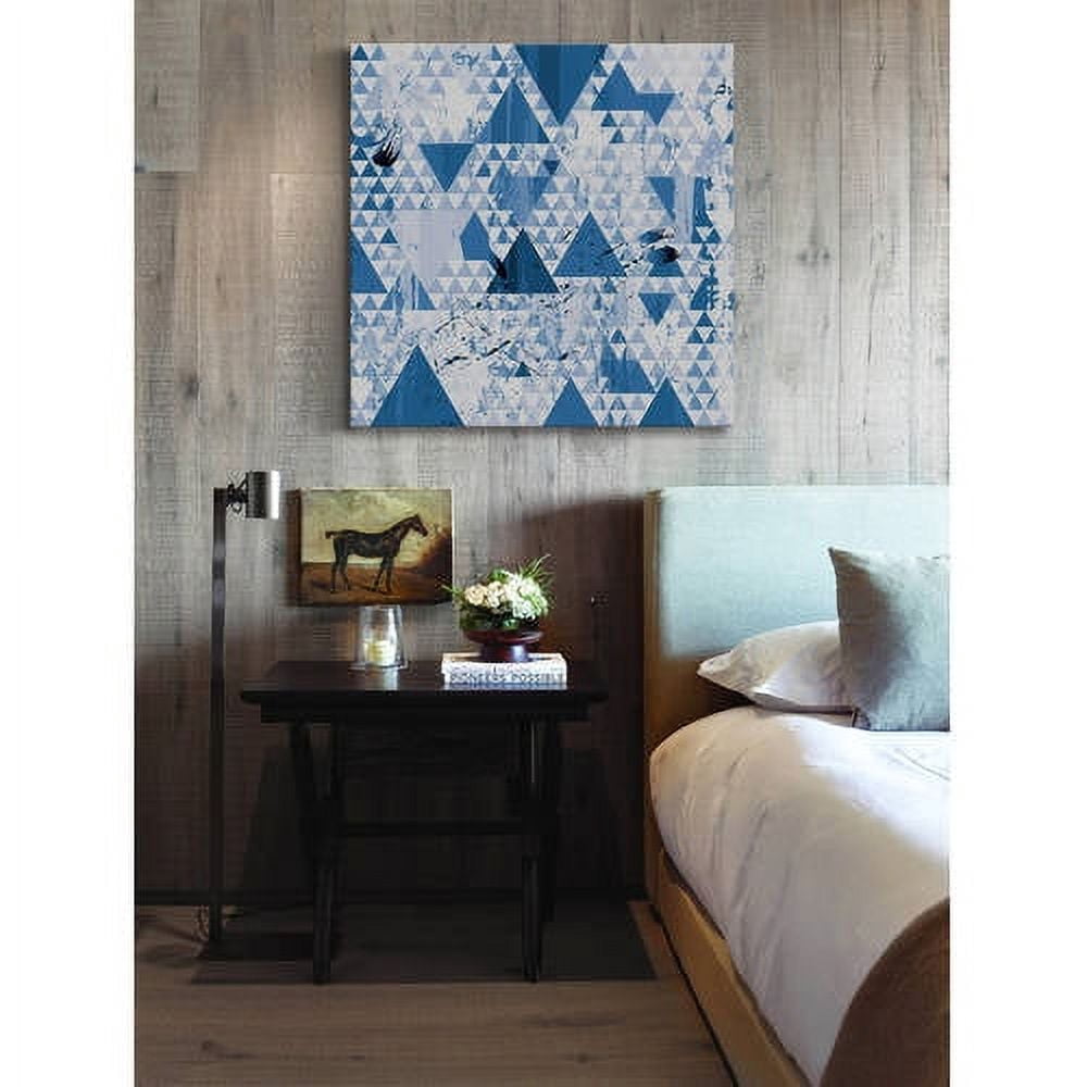 "Blue Diamonds" Painting Print on Wrapped Canvas