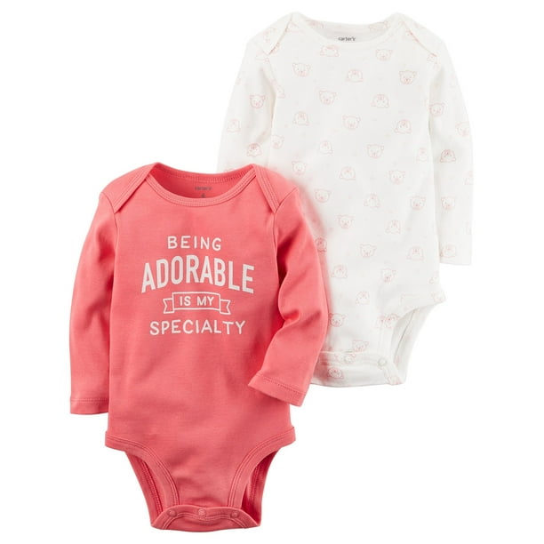 Baby Girl Carter's 2 Pack Kimono Bodysuits