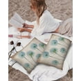 thumbnail image 3 of Nature Retro Blossoms Flowers Plant Outdoor Pillow Covers Set of 2, Decorative Waterproof Throw Pillow Case, Old Vintage Newspaper Cotton Linen Soft Cozy Cushion Pillowcases, 3 of 6