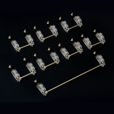 

Gold Plated Pcb Screw in Stabilizer Mechanical Keyboard Mounted Stabilizer Modifier Key Stabiliser Plate