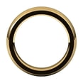 thumbnail image 2 of 14k Yellow Gold Half Round 5mm Comfort-fit Heavyweight Heavy Wedding Band Ring Size 9.5 Wedding Band for Women and Men, 2 of 2