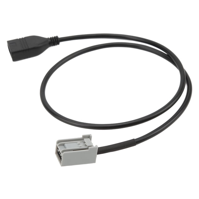 USB Cable Adapter, ABS Plug And Play 3911-TFO-003 Stable MP3 MP4 WMA Support For Car