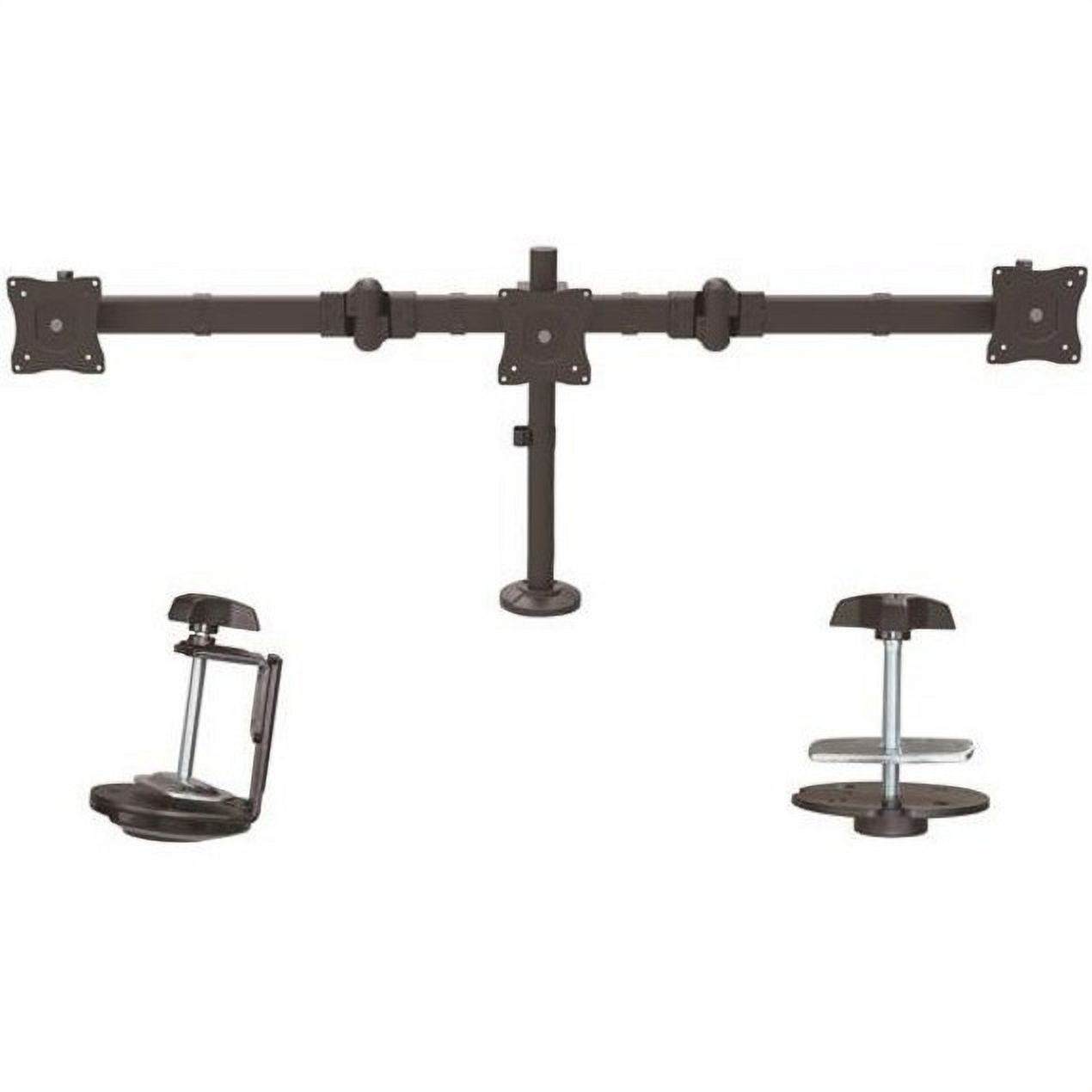 Startech ARMTRIO Desk-Mount Triple Monitor Arm - Articulating for up to 24” Monitors - image 4 of 7