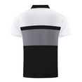 thumbnail image 4 of Mens Dress Shirts Casual Color Block Button Down Lapel Collar Golf T Shirt Slim Fit Short Sleeve Muscle Stretch Soft Tees, 4 of 7