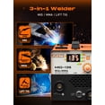 thumbnail image 3 of Rubik 135A Welder 3-in-1 Welding Machine Supports MIG 110V Welding Machine with IGBT Inverter, LCD Digital Display MIG/Lift TIG/Stick Capabilities, 3 of 7