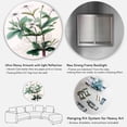 thumbnail image 5 of Designart 'Ancient Plant Life XXI' Traditional Circle Metal Wall Art 29x29 - Disc of 29, 5 of 5