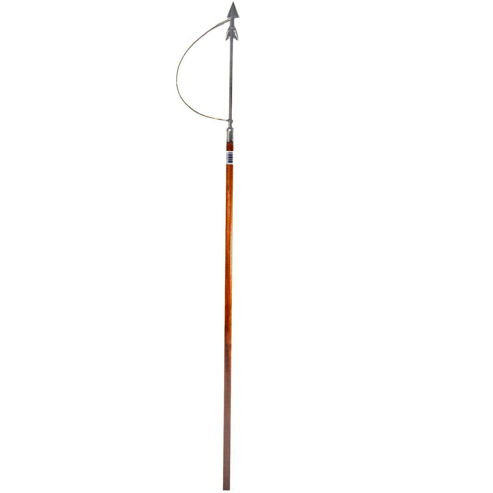 Danielson Wood Spearhead Halibut Harpoon, 6' Handle