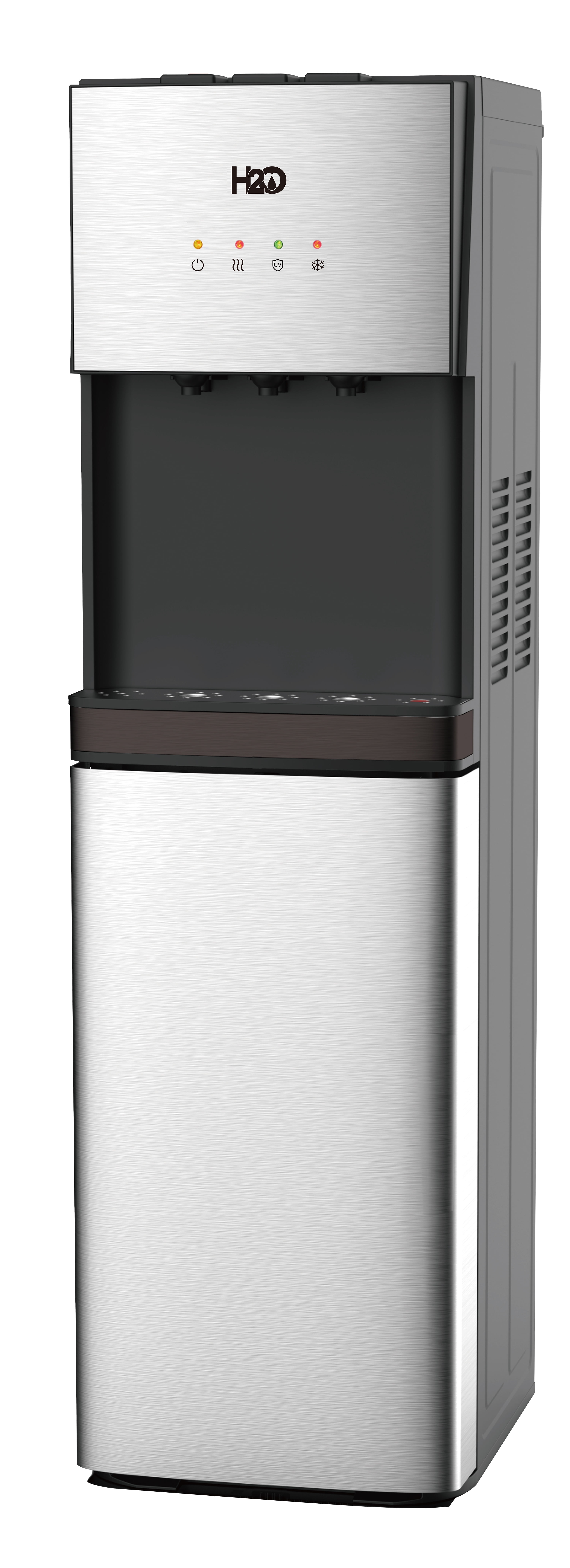 H2O96UT UV SelfCleaning Bottom Load Water Dispenser in Black with 40