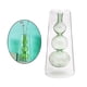 thumbnail image 3 of Jarrón de cristal transparente creativo con forma de capullo, florero, terrario para fiesta de boda Verde, 3 of 9