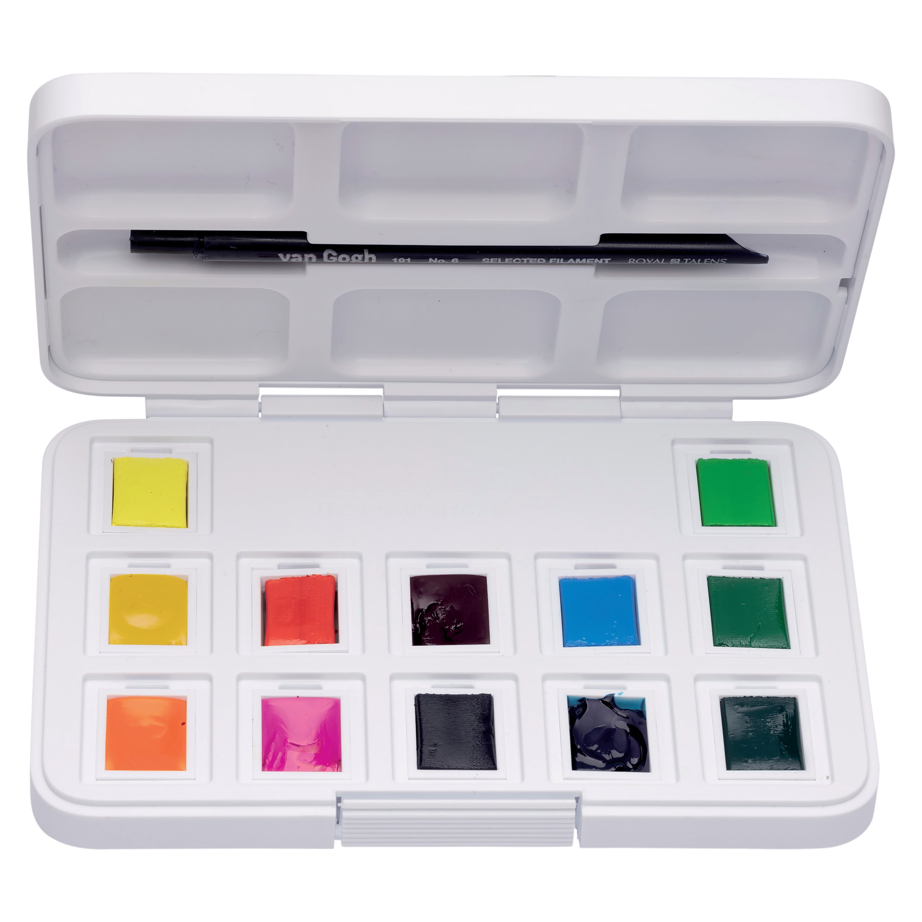 Van Gogh Watercolor Pan Set, 12-Colors, Vibrant Colors