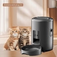 thumbnail image 2 of Comedero automático inteligente WIFI de 2 litros con botón, dispensador de comida para gatos y perros, para comida seca, croquetas y otros alimentos., 2 of 5
