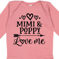 thumbnail image 4 of Inktastic Mimi and Poppy Love Me Boys or Girls Long Sleeve Baby Bodysuit, 4 of 5