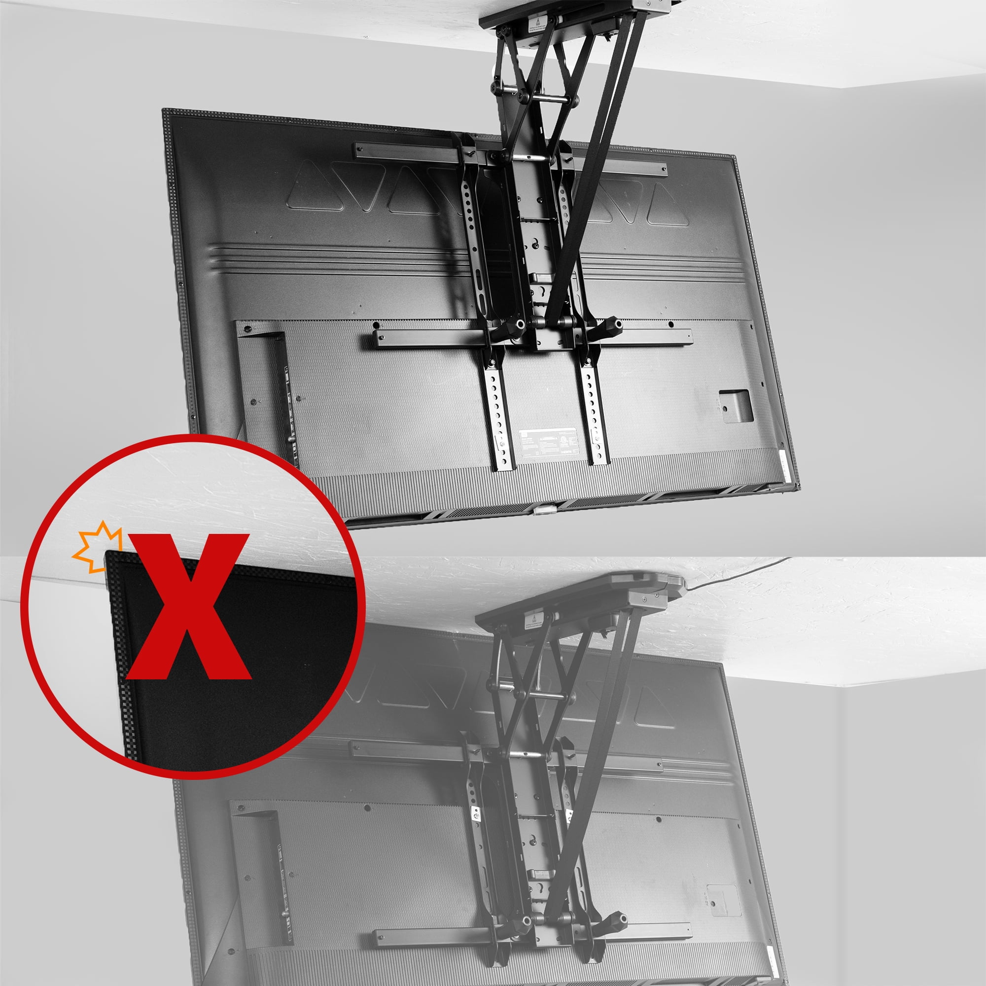 VIVO Vertical VESA Extender Kit for TVs w/ Low VESA Patterns, Hardware Included