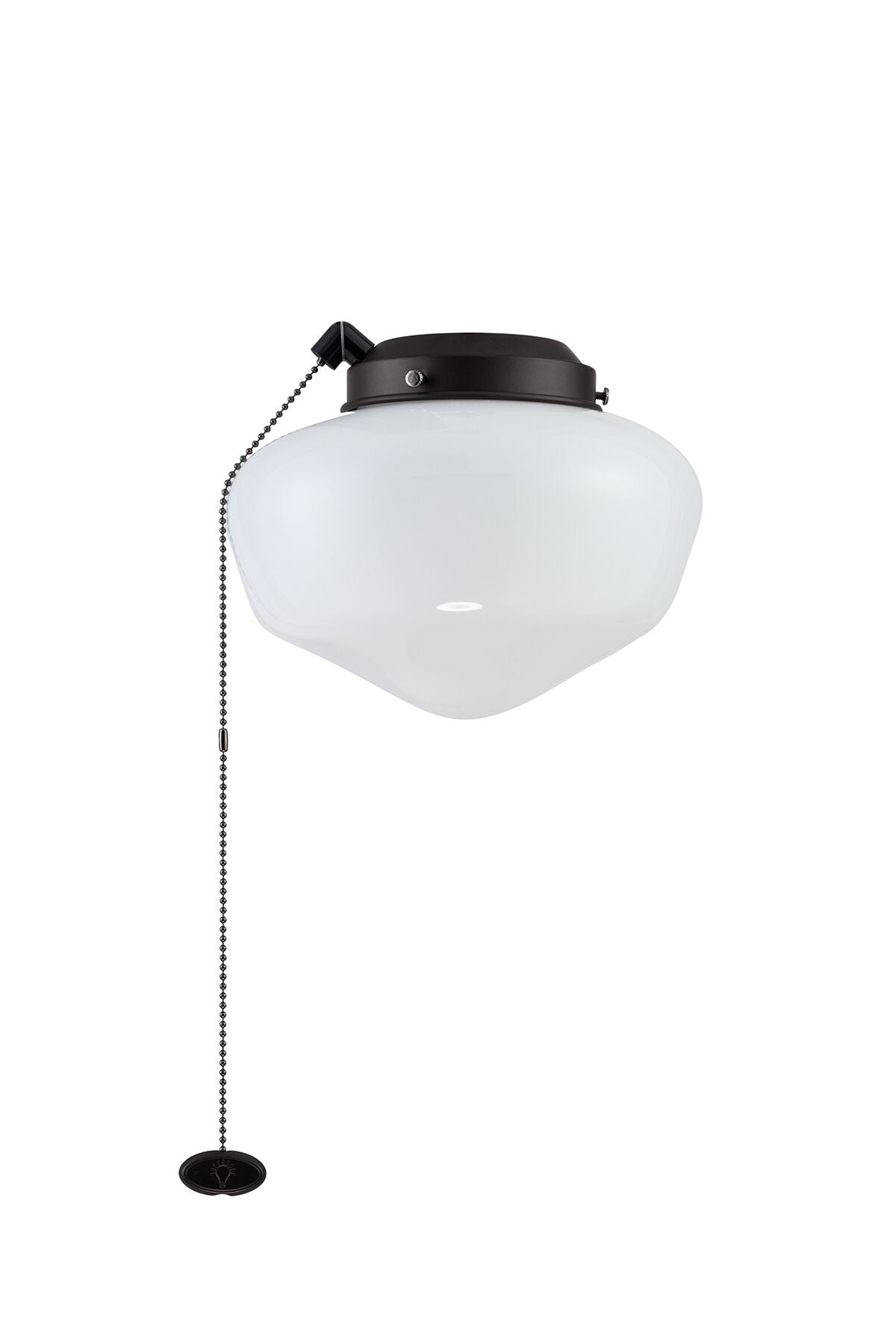 Universal Ceiling Fan Light Kit w/ 4 lights & Pull Chain White Standard Bulbs 