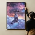 thumbnail image 6 of Starry Night Canvas Inspired American Hairless Terrier Dog Pet Family Friend Peace Oil Painting Art Print Poster Wall Decor, 6 of 6