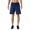 thumbnail image 3 of Men's Casual Sports Quick Dry Workout Running or Gym Training Shorts with Zipper Pockets, 3 of 6