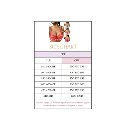 

Cathalem Skin Tone Bra Women Sexy Lace Bra Thorn Plus Size Underwear Bra Bras Bulk Underwear Red 75D