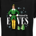 thumbnail image 3 of ELF - Christmas Raised By Elves - Women's Short Sleeve Graphic T-Shirt, 3 of 5