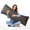 Gray-Pro, variant on Parojati 20×54 inch Long Body Pillow for Adults - Firm Body Pillow Insert with Shredded Blue Memory Foam, Adjustable Height, Soft Support for Side Sleeping, Pregnant Women, Washable ( Grey)