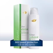 Dove Clinical + Care Antiperspirant Deodorant Dry Spray For Women Cool Essentials ,3.8 oz