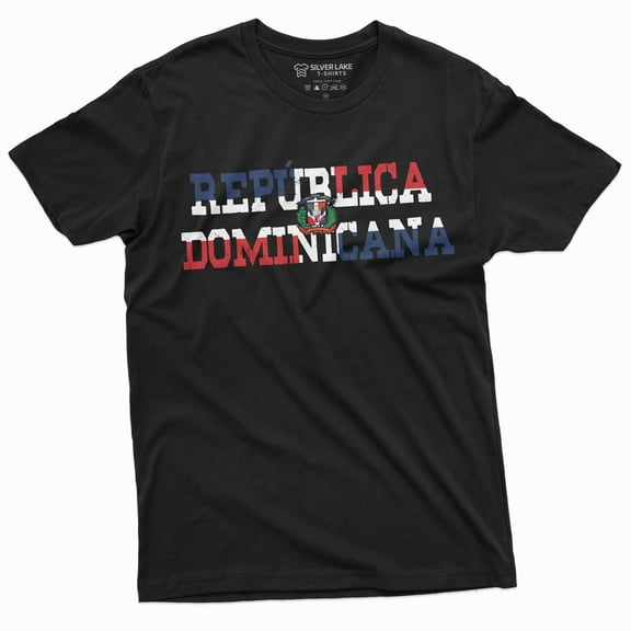 Dominicana T-Shirt Dominican Republic Flag Coat Of Arms Patriotic Tee Shirt Mens Womens Tee