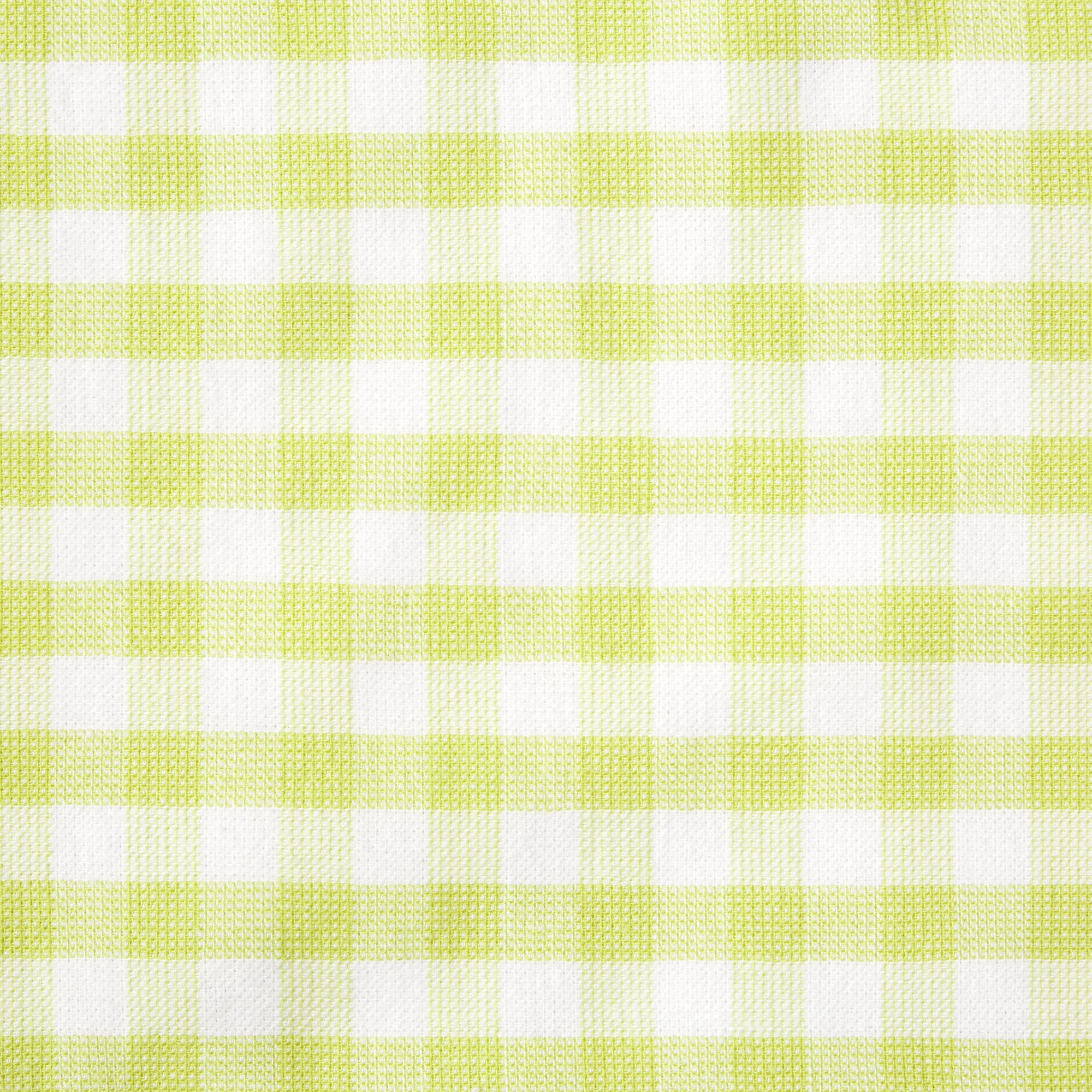 Hometrends Yarn Dyed Gingham 1-Piece 100% Cotton Kitchen Towel, Celery Green, 16"x26"