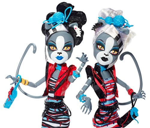 monster high meowlody and purrsephone