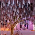 thumbnail image 4 of Rosnek LED Meteor Shower Lights Christmas Lights Outdoor Falling Rain Lights, 30/50cm Waterproof Fairy String Lights for Holiday Party Home Decoration, 4 of 10