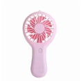 thumbnail image 1 of Handheld Mini Fan USB Charging Convenient Creative Small Catapult Fans Pocket Handheld Fan Wedding Gift (Color: WHITE), 1 of 5