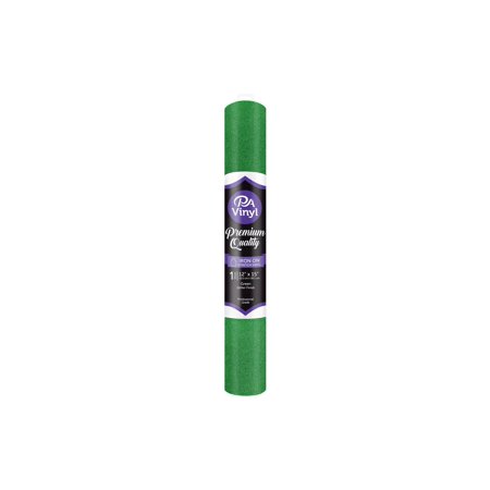 Iron On Vinyl 12x15 Roll Stretch Glitter Green