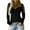 Black, variant on hgsbede Womens Casual O-Neck Tops Long Sleeve Hollow Out Slimming Blouse T-Shirt