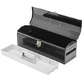 thumbnail image 6 of BIG RED 19" Hip Roof Style Portable Steel Tool Box Organizer for Storage, Black, W01TB-B, 6 of 6