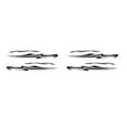 thumbnail image 4 of Becaristey Easy To Attach Car Accessory Cool Style And Personalized Fashionable Decorative Black 2Set, 4 of 6