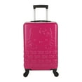 thumbnail image 1 of Valise Rose Hello Kitty avec Motif de Nœuds et 4 Roues, 20 po, 1 of 9