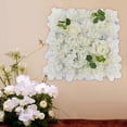 thumbnail image 2 of HUGFEGWE Artificial Flower Panel Rose Backdrop Romantic DIY Decorative Floral Panel Photo Background for Wedding Event Home Wall Decor, White CJB91-35603, 2 of 7