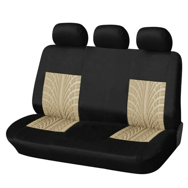 Juego de fundas de asiento de coche con bordado de marca AUTOYOUTH, ajuste Universal, fundas para la mayoría de coches con detalles de pista de neumáticos, Protector de asiento de coche con estilo Tan Jianjun unisex