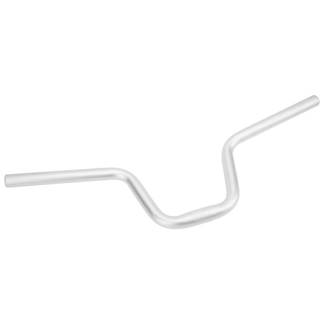 Bike Swallow Handlebar, 25.4mm Silver 580mm Length Aluminum Alloy Riser Bar for Road Mountain Hybrid Bikes