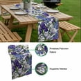 thumbnail image 5 of Spring Flowers Table Runner - 108 Inch Long, Kitchen Dining Table Runner Dresser Scarves, Purple Hydrangea Orchid Floral Country Farmhouse Decor for Coffee Tables Wedding Party Banquet, 5 of 8