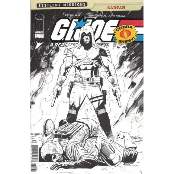 G.I. Joe, a Real American Hero Sssilent Missions Zartan #1C VF ; Image Comic Book