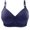 Dark Blue, variant on Wutalume Bras for Women Full Bust Thin - Wirefree Lightweight Bra, Side-Smoothing Anti-Sagging Bra for Mature Women and Daily,Complexion 3XL