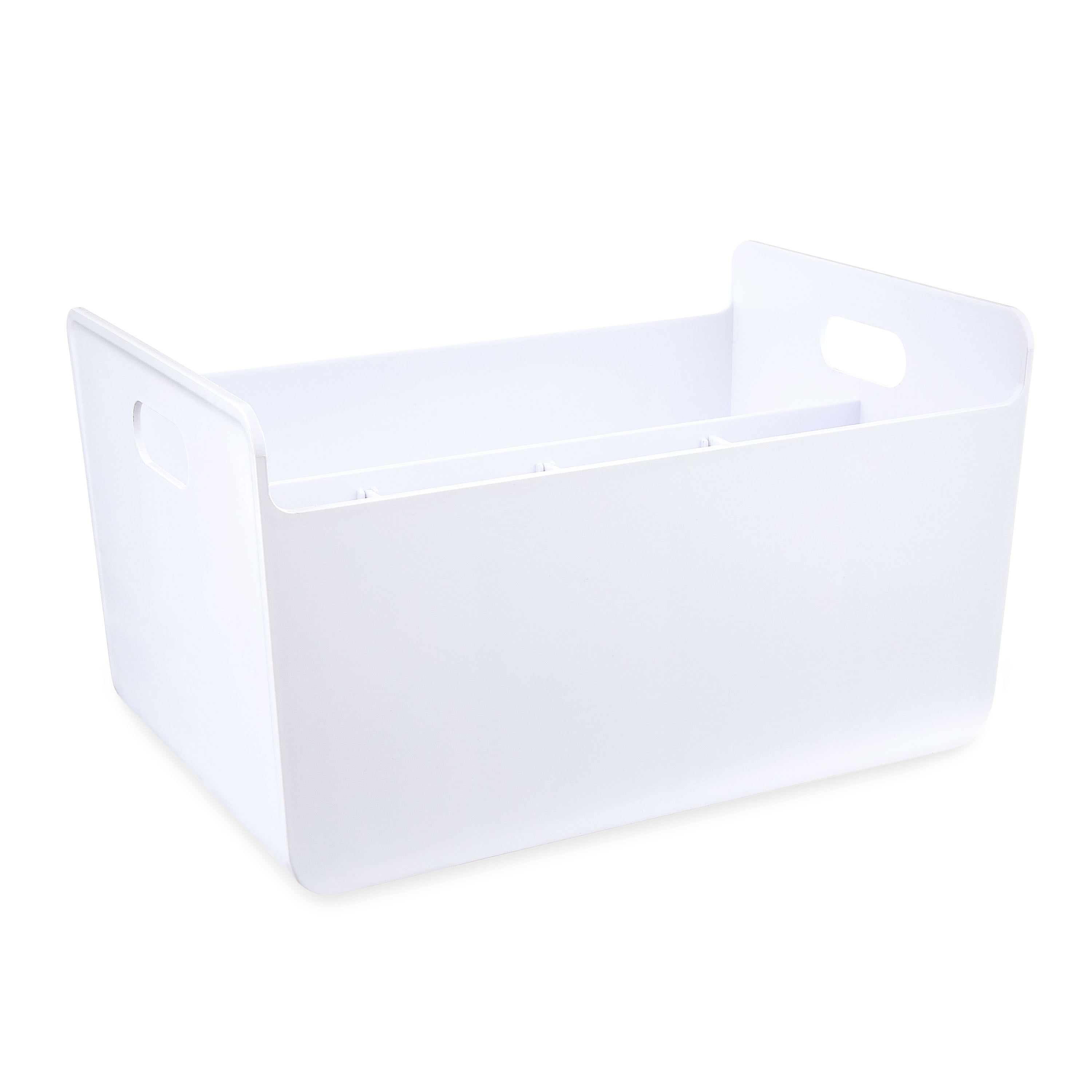 Pen+Gear Plastic Desktop Caddy Organizer with Multiple Compartments, White