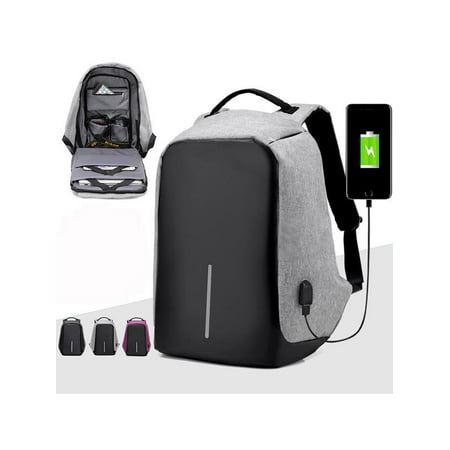 Anti Theft with lock Waterproof Travel Shoulder Bags Backpack with USB Charging Port Backpack Laptop Backpack Sports