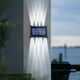 thumbnail image 4 of Outdoor Light Sensor | Modern Wall Mount Solar Lamp | IP65 Waterproof Rainproof ABS | Automatic Day-Night Light Control | Black | Courtyard Patio Garage | 10x8x3cm | 1 Pack, 4 of 8