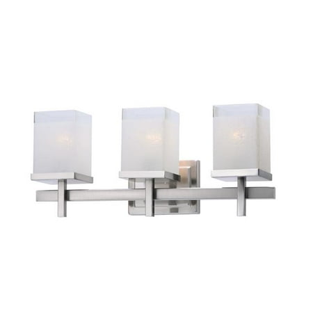 

Tetra 3-Light Bath Vanity Wall Light Satin Nickel