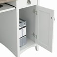 thumbnail image 5 of Bush Furniture Salinas Accent Storage Cabinet with Doors, Pure White & Shiplap Gray, 5 of 8