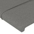thumbnail image 6 of vidaXL Headboards 2 pcs Dark Gray 31.5"x2"x30.7"/34.6" Fabric, 6 of 77