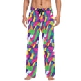 thumbnail image 7 of FORMRS Mens Pajama Pants with Pockets Sleepwear Lounge Bottoms Sizes S-2XL, Colorful Plaid, 7 of 7